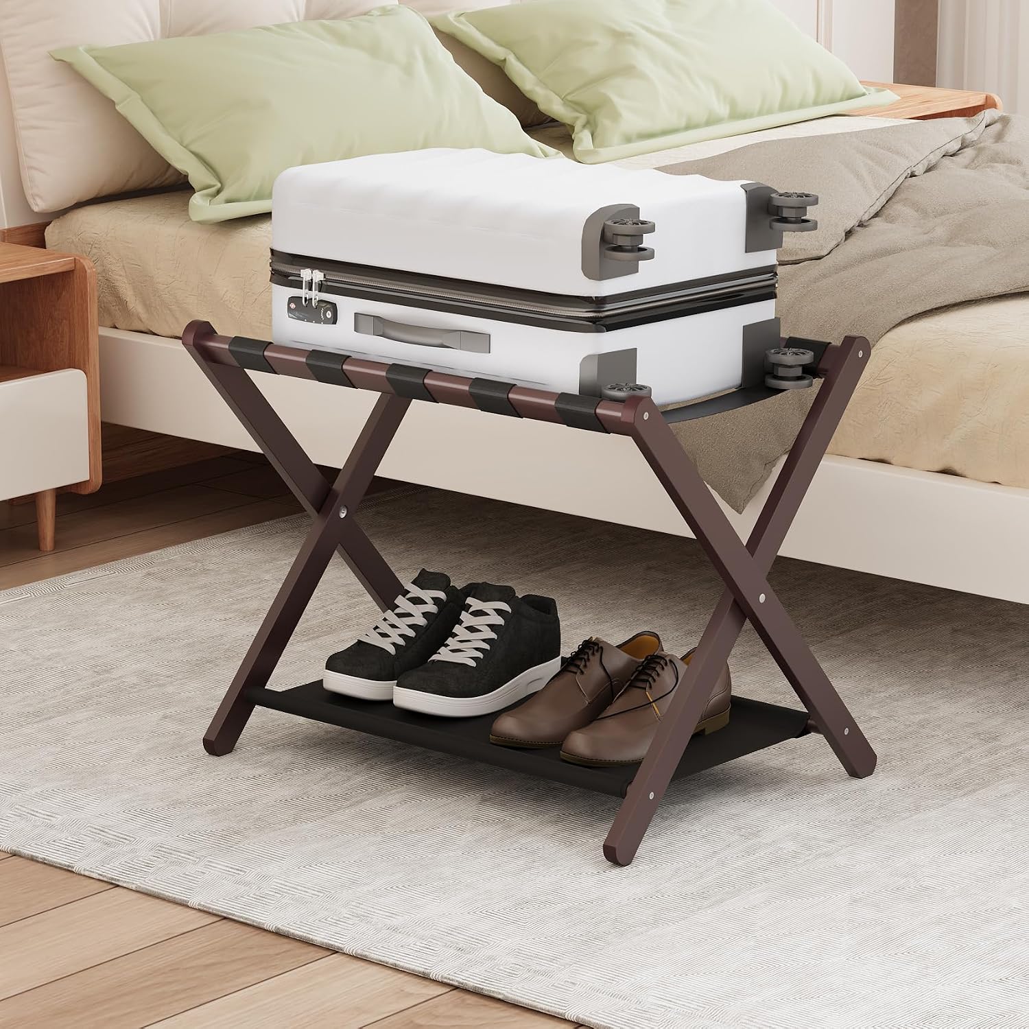 Luggage Rack Suitcase Stand