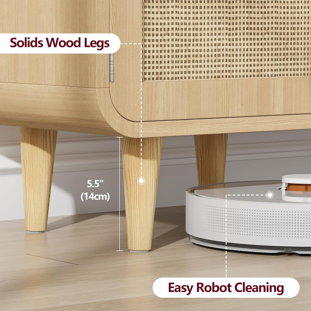 Rattan TV Stand Entertainment