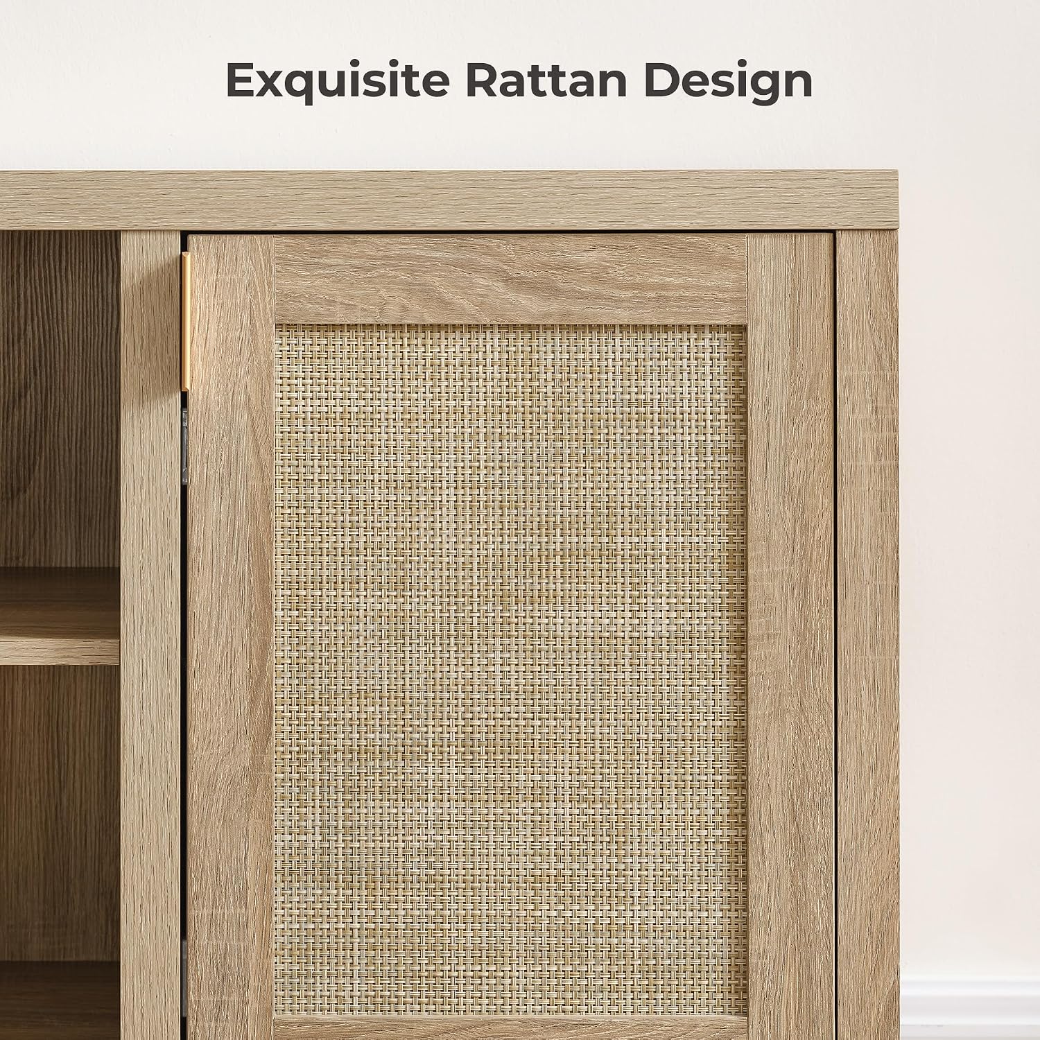 Rattan TV Stand Console