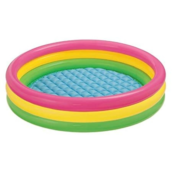 SUNSET GLOW BABY POOL, 3-Ring w/ Infl. Floor, Ages 1-3 - Image 2