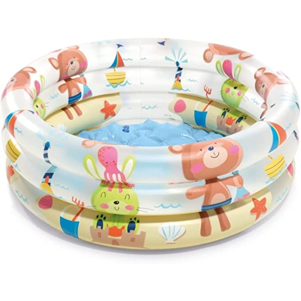 BEACH BUDDIES 3-RING BABY POOL, Ages 1-3