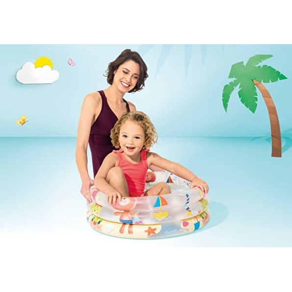 BEACH BUDDIES 3-RING BABY POOL, Ages 1-3 - Image 3