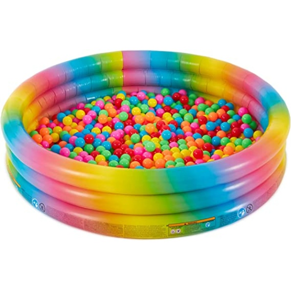 RAINBOW OMBRE POOL, 3-Ring, Ages 2+, Shelf Box - Image 3