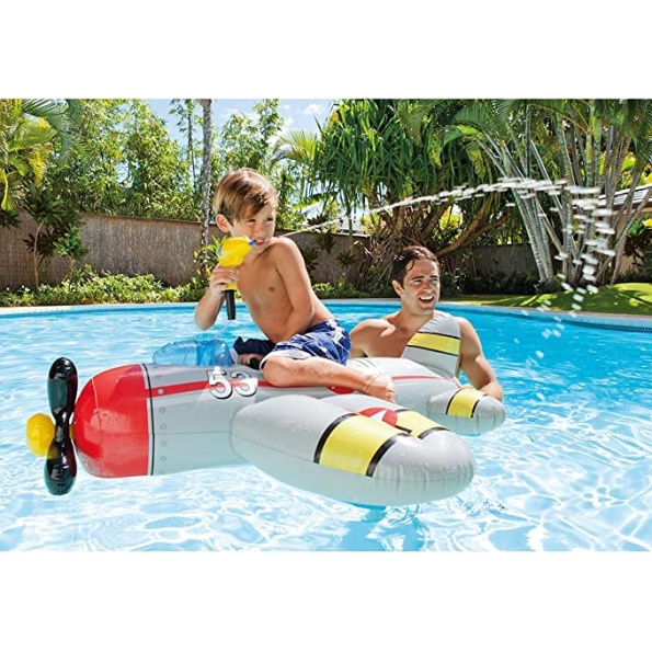 WATER GUN PLANE RIDE-ONS, 2 Colors, Ages 3+ - Image 2