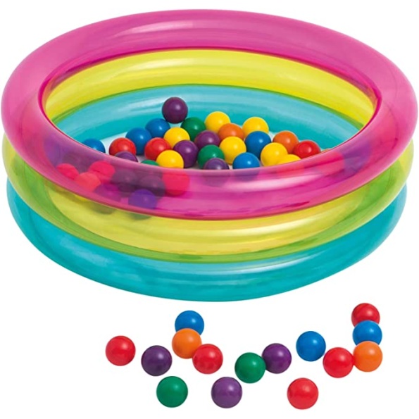 CLASSIC 3-RING BABY BALL PIT, Ages 1-3