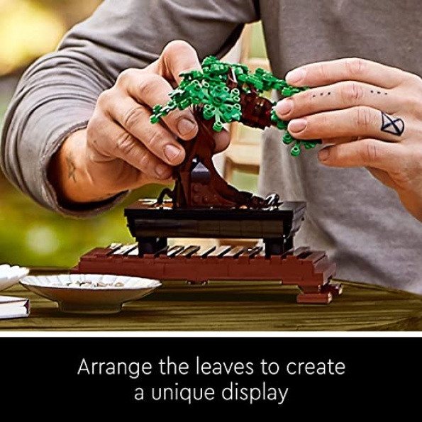 LEGO Icons Bonsai Tree 10281 Building Set for Adults, Plants Home Décor, DIY Projects, Creative Activity Birthday Gift for him or her, Botanical Collection - Image 5