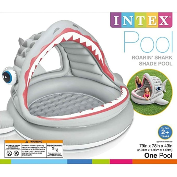 ROARIN SHARK SHADE POOL Ages 2 Shelf Box - Image 3