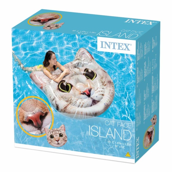 Cat Face Island Inflatable - Image 3