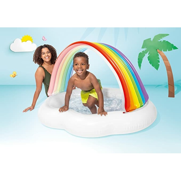 RAINBOW CLOUD BABY POOL, Ages 1-3 - Image 2