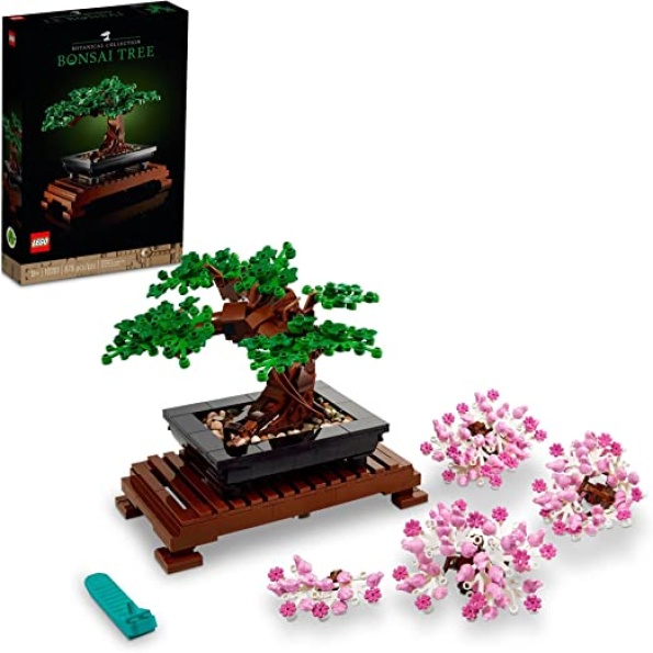 LEGO Icons Bonsai Tree 10281 Building Set for Adults, Plants Home Décor, DIY Projects, Creative Activity Birthday Gift for him or her, Botanical Collection - Image 2