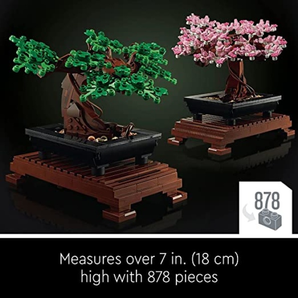 LEGO Icons Bonsai Tree 10281 Building Set for Adults, Plants Home Décor, DIY Projects, Creative Activity Birthday Gift for him or her, Botanical Collection - Image 6