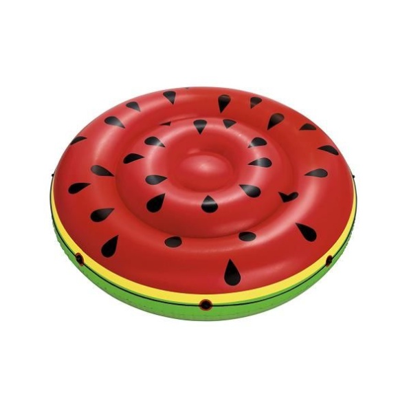 Watermelon round large inflatable mattress with rope 188cm