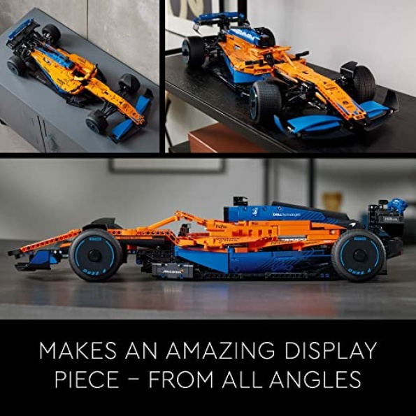 LEGO 42141 Technic McLaren Formula 1 2022 Replica Race Car Model Building Kit, F1 Motor Sport Set Birthday Gift Idea for Adults, Men, Women, Him, Her, Husband, Collectible Home Decor - Image 6