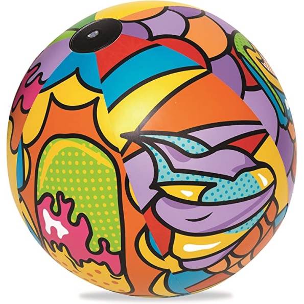 A beach ball, green color, size 91 cm - Image 3