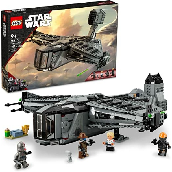 LEGO Star Wars The Justifier 75323, Buildable Toy Starship with Cad Bane Minifigure and Todo 360 Droid Figure, The Bad Batch Set, Gifts for Kids, Boys & Girls