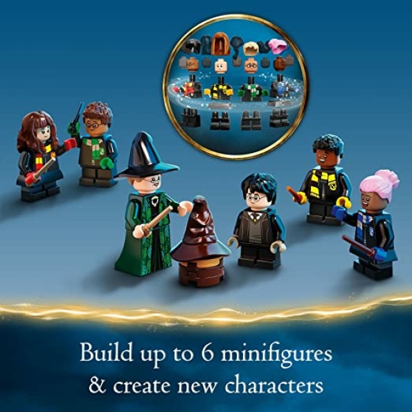 LEGO Harry Potter Hogwarts Magical Trunk 76399 Luggage Set, Personalisable Toy, Gift Idea for Kids, Girls & Boys with Movie Minifigures and House Colors - Image 5