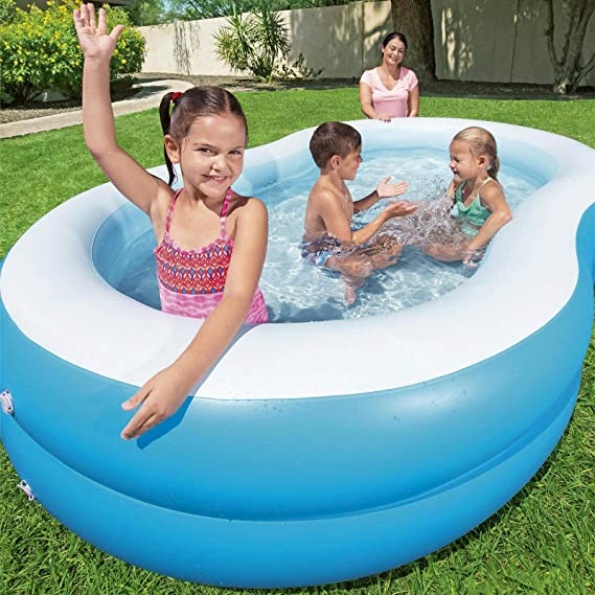 Inflatable swimming pool, shape 8, 2 floors, 262 * 157 * 46 cm - Image 3