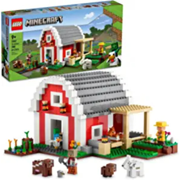 LEGO Minecraft The Red Barn 21187 Building Toy Set for Kids, Girls, and Boys Ages 9+ (799 Pieces)