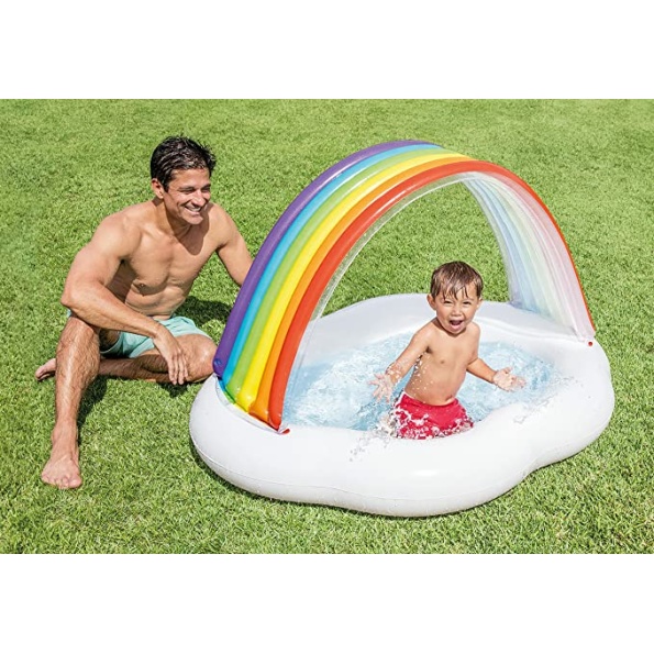 RAINBOW CLOUD BABY POOL, Ages 1-3 - Image 3