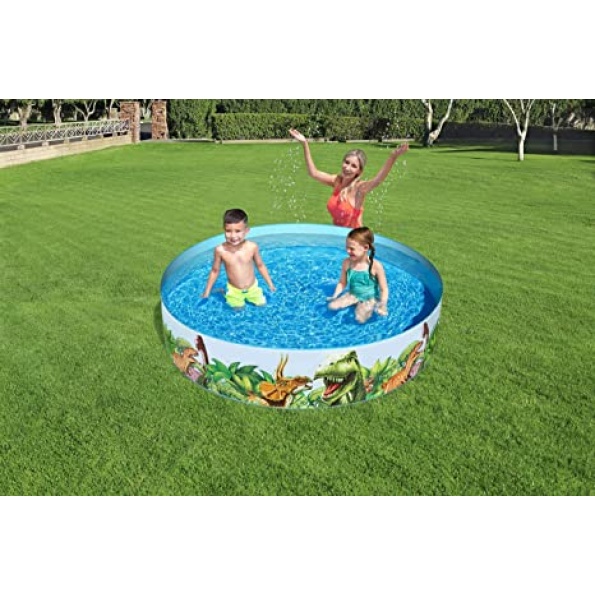 An individual swimming pool with dinosaur shapes, 183 * 38 cm