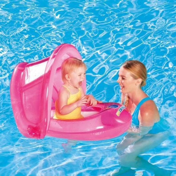 Inflatable boat with umbrella 80 * 85 cm - Image 3