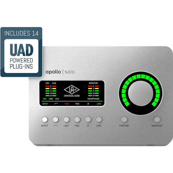 UNIVERSAL AUDIO Apollo Solo Heritage Edition (Desktop/Mac/Win/TB3)